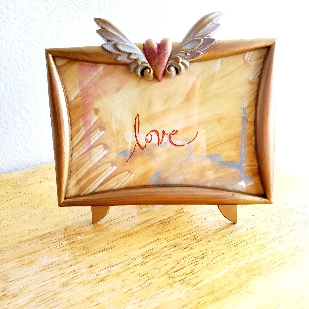 Charpente Winged Heart Frame, NWOT